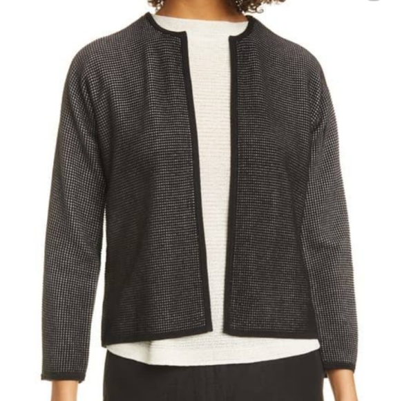 Women's Eileen Fisher Textured Silk Organic Cott